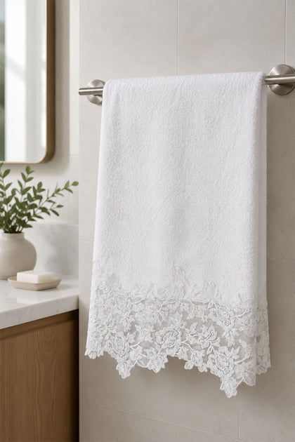 Öykü Lace Hand Towel (30 x 50 cm)