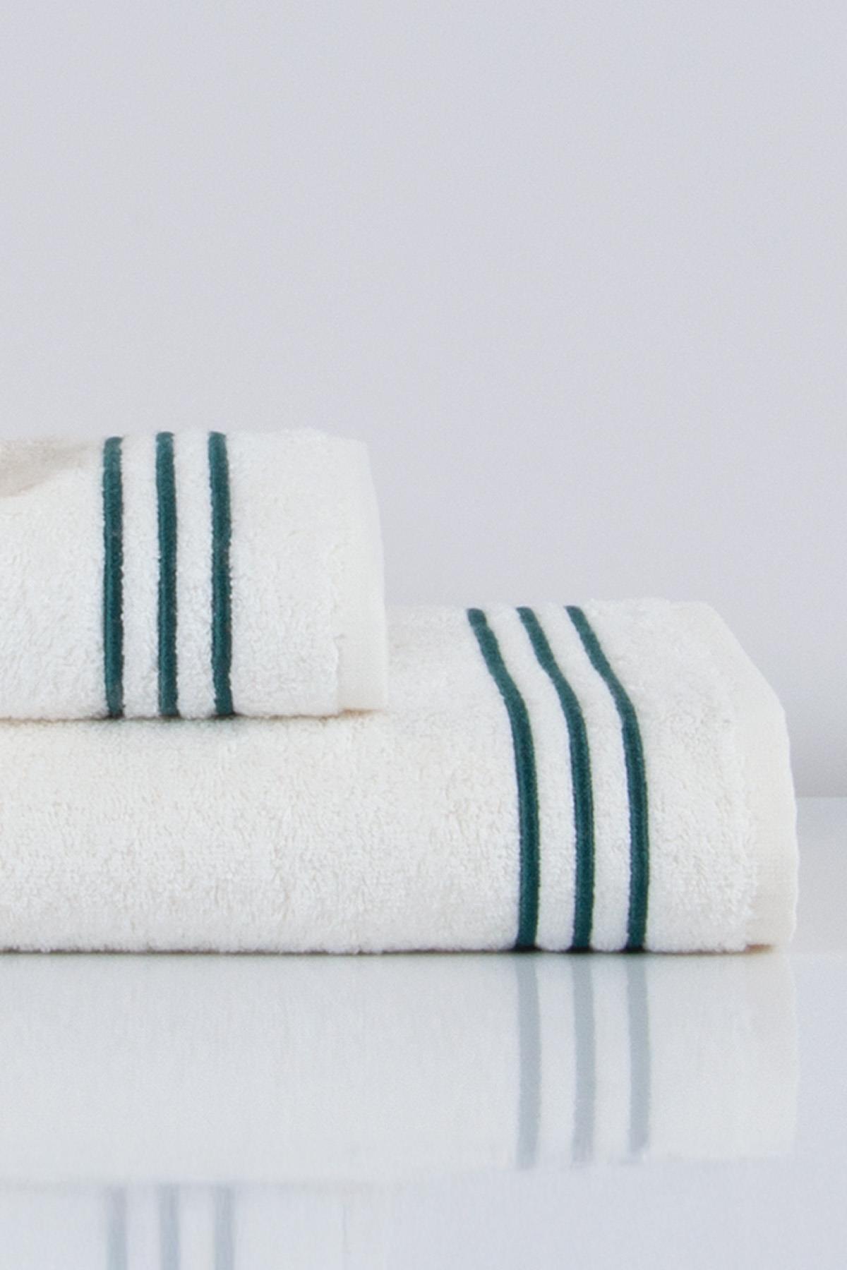 Zen Line Embroidered Hand Towel (30 x 50 cm) - Nazik Home - Value for My Home!