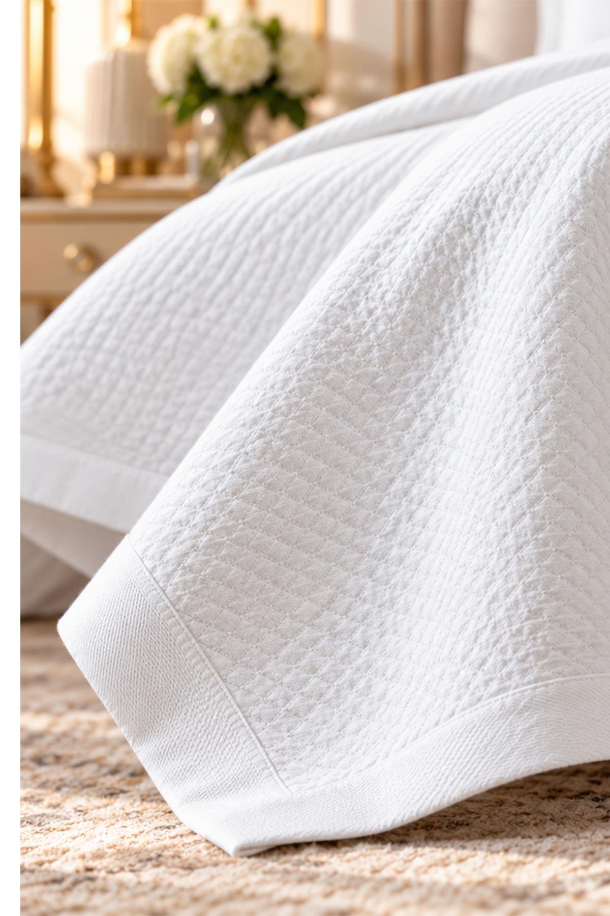 Como 100% Cotton Double Bed Quilt Set
