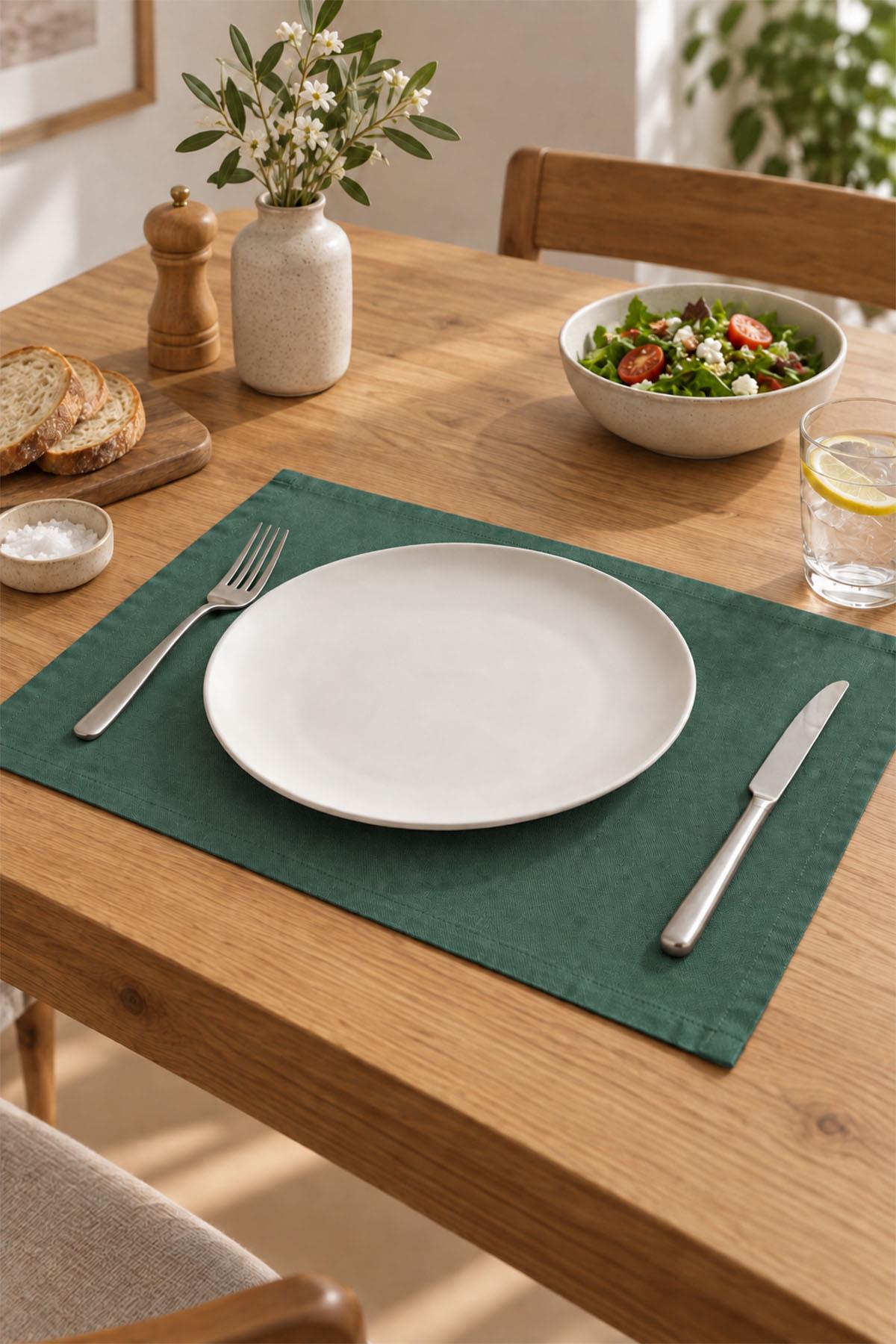 Sun Flat Stain-Resistant, Easy-to-Use Placemat Set of 4 (35 x 45 cm)